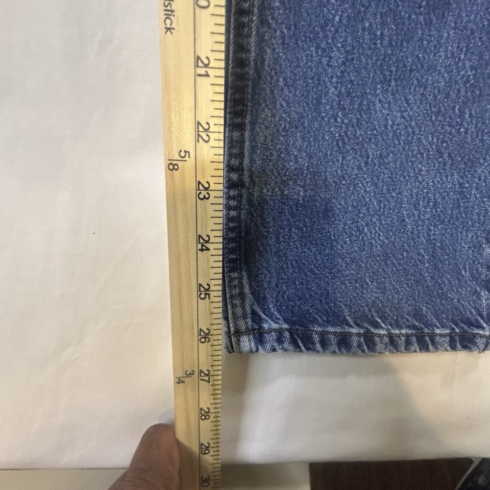 Lee Regular Fit Jeans Mens 40x30 Blue Denim Straight Leg Blue Jeans - Picture 6 of 8